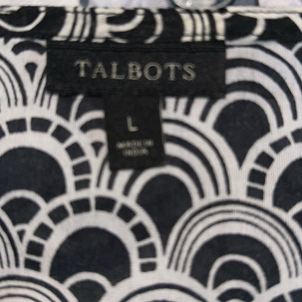 Talbots L woman’s tunic. EUC - Picture 5 of 9